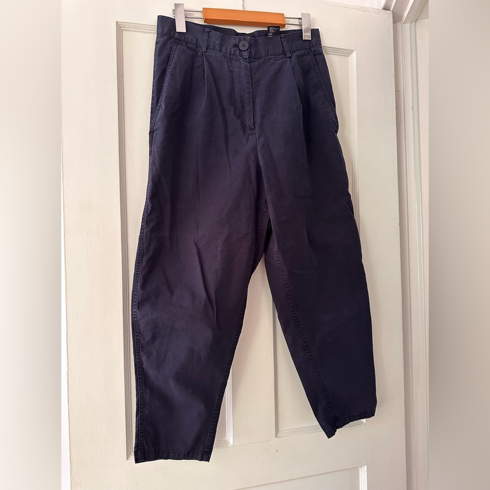 COS Dark Navy Tapered Chinos